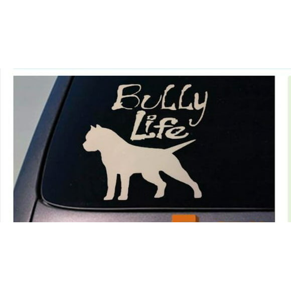 Life is better with pitbulls *F412* sticker decal pit bull american bully